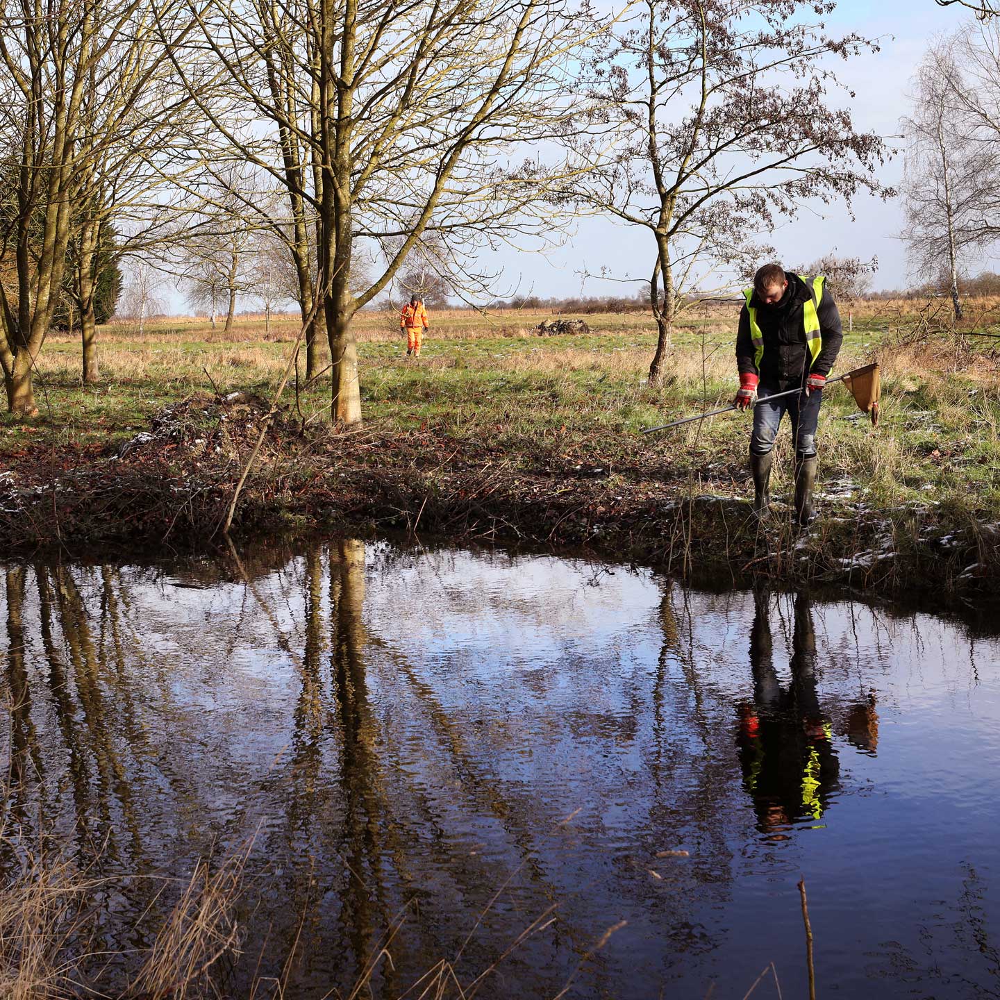 habitat works at waterbeach