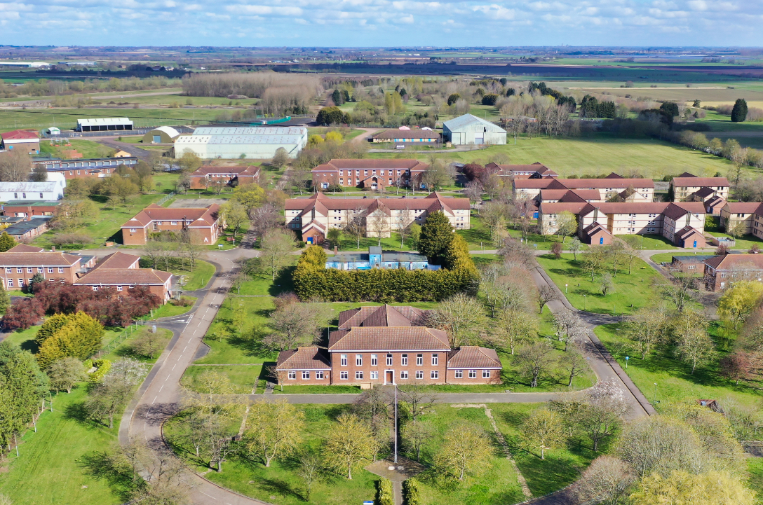 Waterbeach aerial view